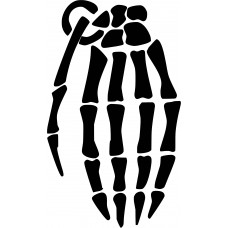 Hand Grenade Skeleton Hand Grenade Skeleton